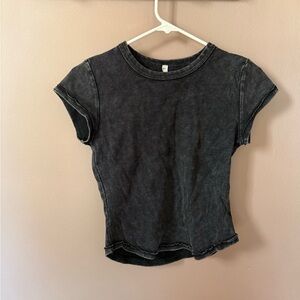 Free people ribbed baby tee